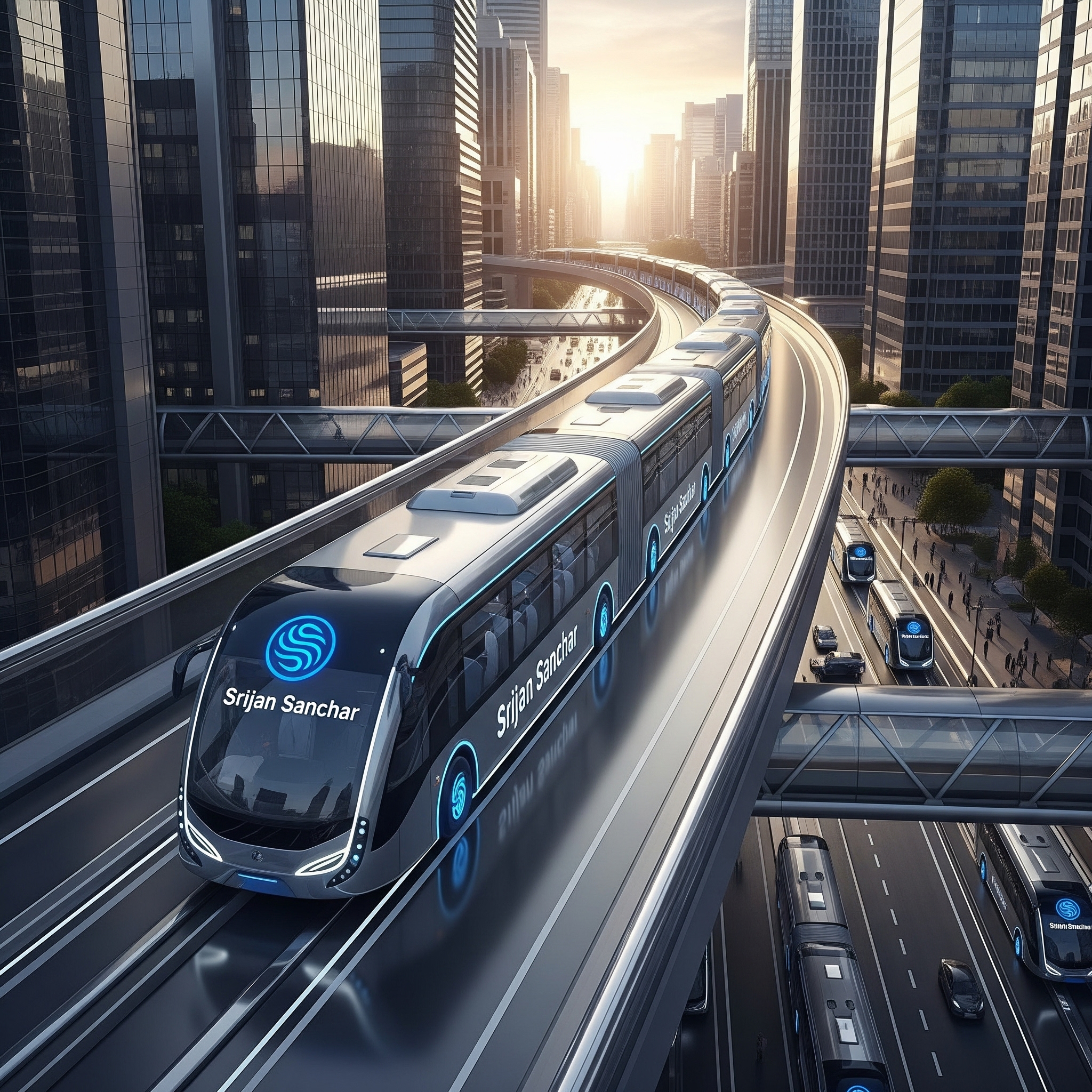 Train and Bus 